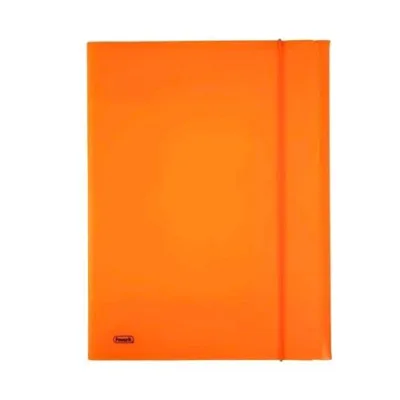 Favorit Neon Cartelle 3 Lembi C/Elastico in PP 240X330MM A4 Col. Arancio