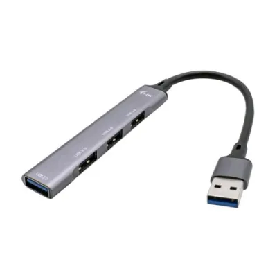I-TEC Metal Hub USB-A 3.0 1XUSB 3.0 3XUSB 2.0 Grey