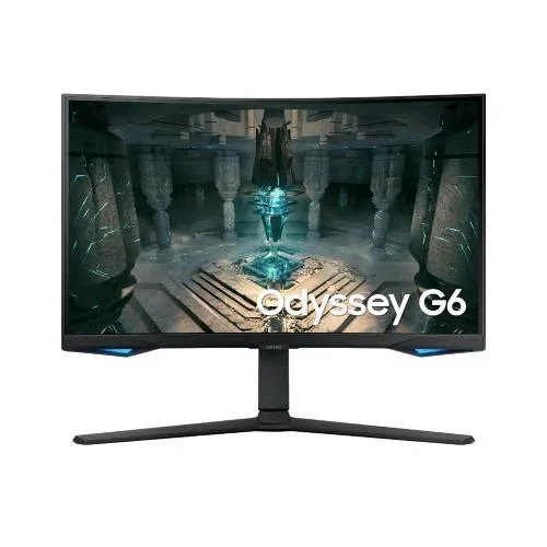 Samsung Odyssey G6 S27BG650 27" LED VA Quad HD 16:9 Curvo 240Hz 1MS Freesync Premium Pro Piattaforma Smart TV e Gaming Hub HDMI Displayport Hub USB Altoparlanti Incorporati Nero