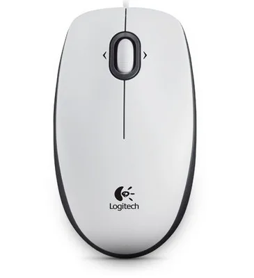 Logitech B100 Mouse Ottico Standard USB Ambidestro 800 DPI Colore Bianco