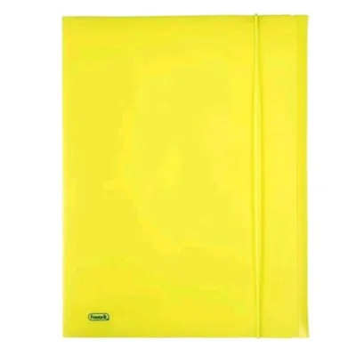 Favorit Neon Cartelle 3 Lembi C/Elastico in PP 240X330MM A4 Col. Giallo