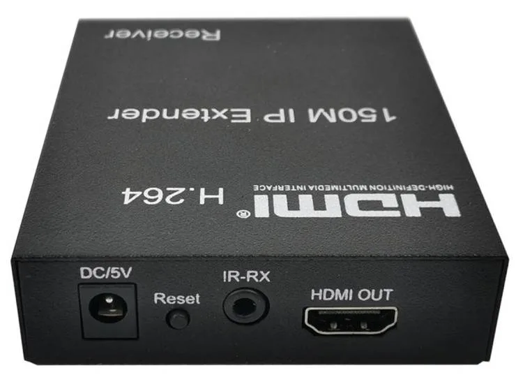 EXTENDER HDMI TRAMITE CAVO RETE CAT 5E/6 FINO 150MT COLLEG. RETE CON IP