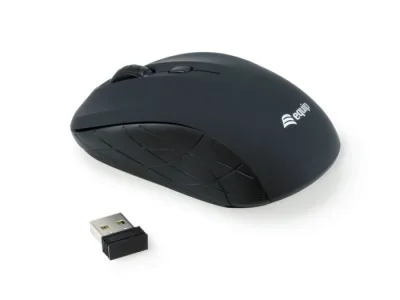 Conceptronic Mini Mouse Ottico Wireless 1.600 DPI Ricevitore USB Nero
