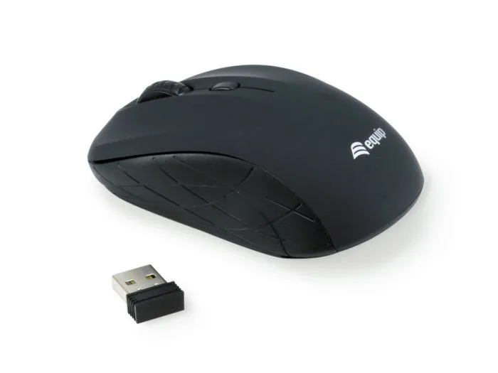 Conceptronic Mini Mouse Ottico Wireless 1.600 DPI Ricevitore USB Nero