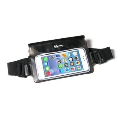 Celly Splashbelt Cintura Elastica per Smartphone fino a 5.7" Black