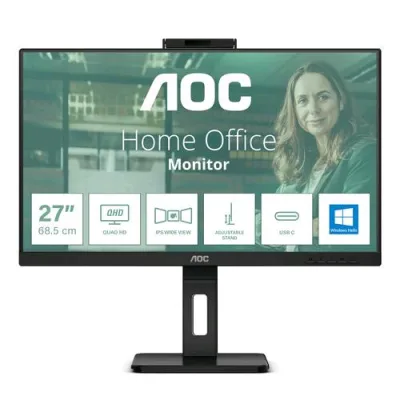 AOC Q27P3QW 27" W-LED IPS Formato 16:9 Contrasto 1.000:1 2XHDMI 1XDISPLAY Port Colore Nero Garanzia Italia