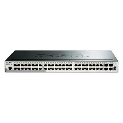 D-Link DGS-1510-52X Switch Smartpro 52 Porte Gigabit 4 Slot 10G SFP+ 19 Rackmount
