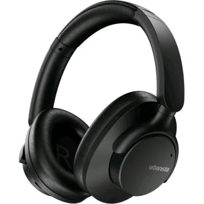 Urbanista Valencia Cuffie Bluetooth Over-Ear, Active Noise Cancelling, Cuffie Senza Fili Bluetooth, Tempo di Riproduzione 50 Ore, con Modalità ANC, Audio Hi-Res, Bassi Profondi