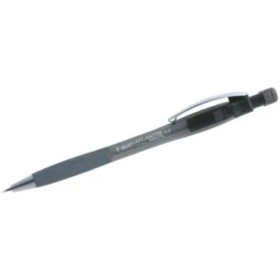BIC Atlantis Portamine 0.5 mm con 3 Mine HB Colore Grigio Conf. 12 Pz.