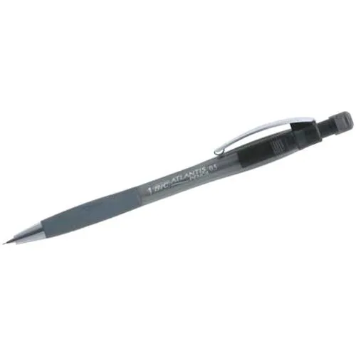 BIC Atlantis Portamine 0.5 mm con 3 Mine HB Colore Grigio Conf. 12 Pz.