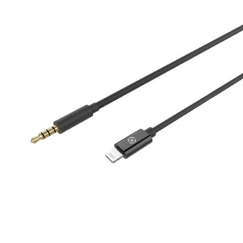 Celly Cavo da Lightning a Jack 3.5mm 1 m Nero