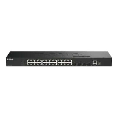 D-Link DGS-1530-28 Switch Gestito 24 x 10/100/1000 + 4 x 10 Gigabit SFP+ Montabile su Rack