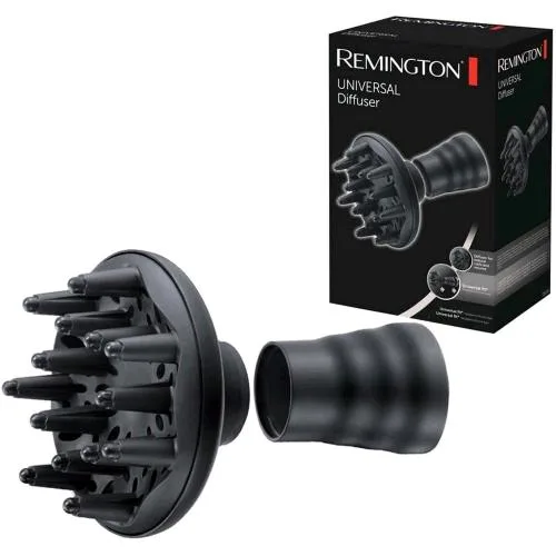Remington D52DU Diffusore Universale con Adattatore in Silicone per Quasi Tutti gli Asciugacapelli Nero