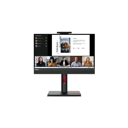Lenovo ThinkCentre Tiny-in-One 21.5" LED Full HD IPS 16:9 250 CD/MQ 6 MS 1000:1 60Hz Web Cam Altoparlanti USB 3.2 Gen 1 1 x HDMI 1 x Displayport Rosso Nero