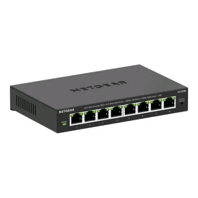 Netgear GS308E-400EUS Switch di Rete L3 Lite 8 Porte LAN 10/100/1.000 Mbps Black