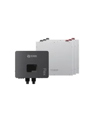 Sistema di accumulo monofase Off-Grid inverter 6kW Renon Power accumulo 15.36kWh Dyness DL5.0C