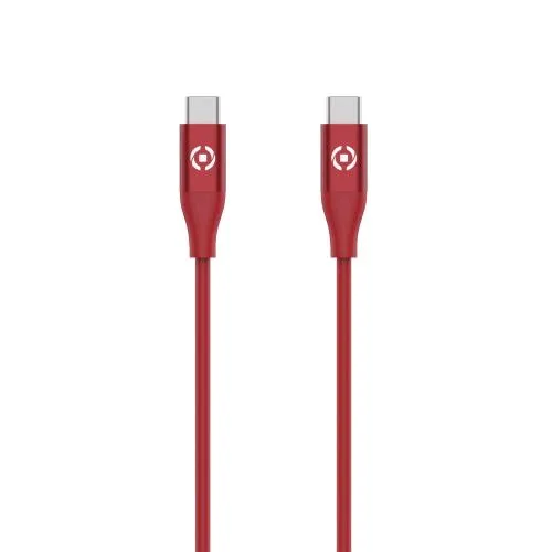 Celly Cavo da USB-C a USB-C Power Delivery 60 W 1.5 m Red