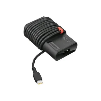 Lenovo ThinkPad 65W Slim AC Adapter (USB Type-C) - Alimentatore - 65 Watt Nero