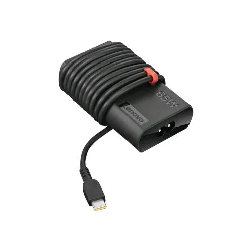 Lenovo ThinkPad 65W Slim AC Adapter (USB Type-C) - Alimentatore - 65 Watt Nero
