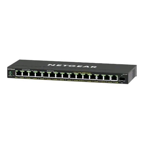 Netgear GS316EP-100PES Switch Gestito 15 x 10/100/1000 (POE+) + 1 x SFP POE+ (180 W)