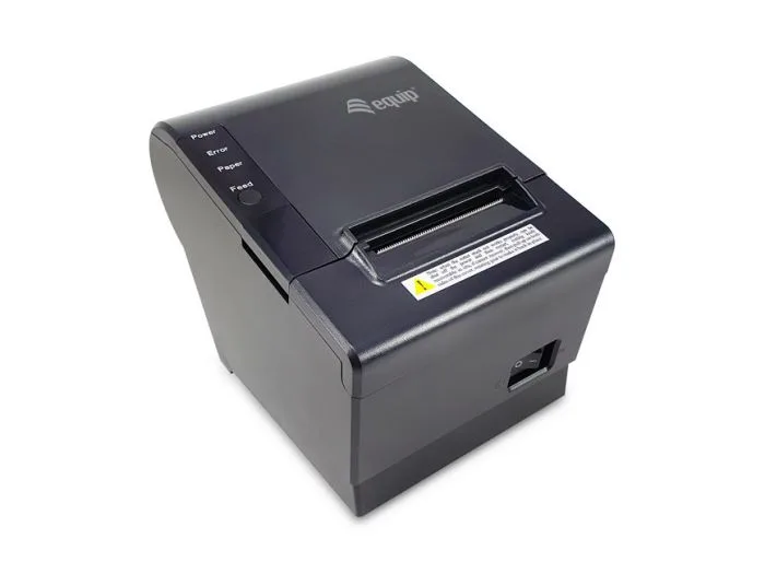 Conceptronic 351001 Stampante Termica per Ricevute POS da 58 mm con Taglierina Automatica, Connessione USB/Ethernet/Cassetto Contanti Black