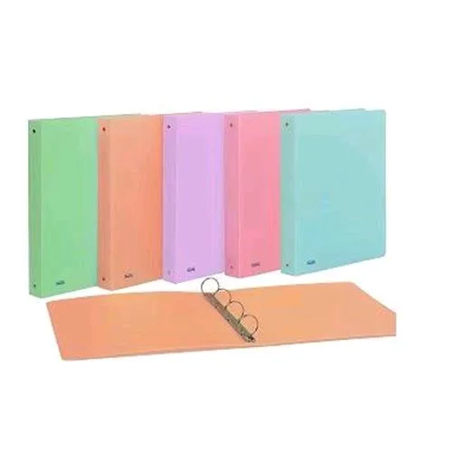 Favorit Pastel Raccoglitori 4 Anelli da 30 mm in PP CM 30X22 Colori Assortiti