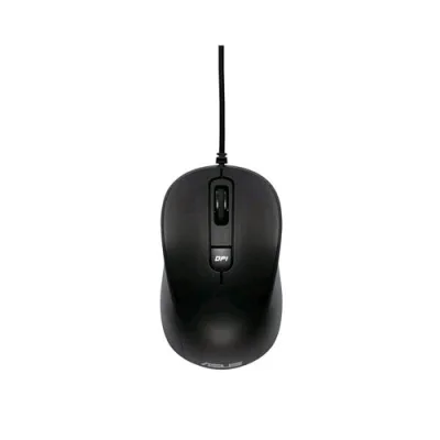 ASUS MU101C Mouse USB Ottico 3.200 DPI Colore Black