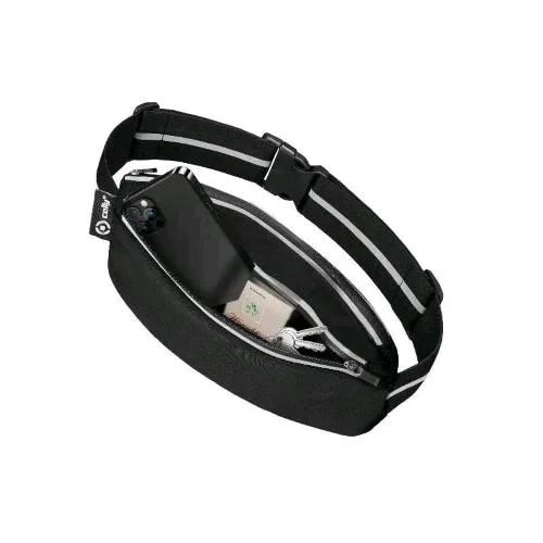 Celly Sport Marsupio con Bordiu Riflettenti per Smartphone fino a 6.9" Nero