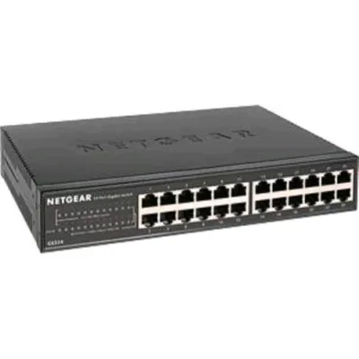 Netgear GS324-200EUS Switch 24 Porte Gigabit Ethernet Unmanaged