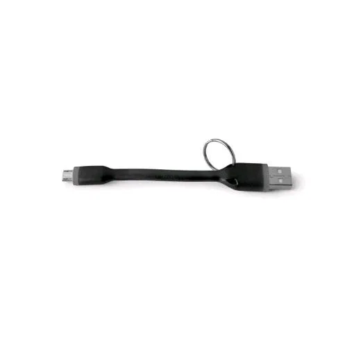 Celly Cavo Dati USB con Anello Portachiavi 1 x USB Tipo a 1 x Micro USB 12 cm Nero