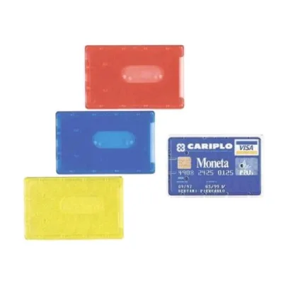 Favorit Portacards Rigido 54X85 mm in PVC Trasparente Conf 100 Pz.