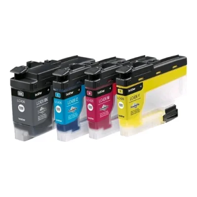 Brother LC426 Ink Jet Confezione da 4 Nero, Giallo, Ciano, Magenta per Brother MFC-J4335, MFC-J4340, MFC-J4535, MFC-J4540