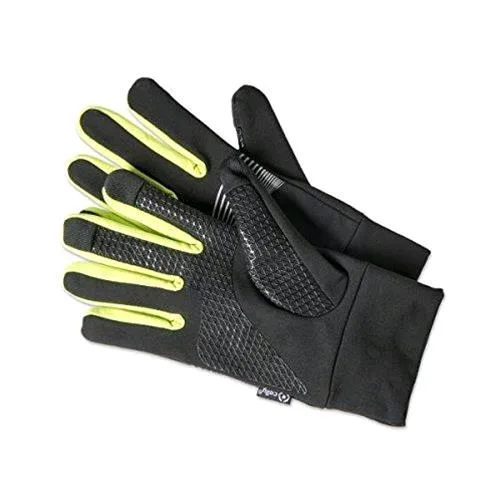 Celly Sport Touch Gloves Guanti Touch Black Yellow