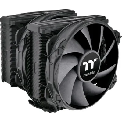 Thermaltake Toughair 710 Black CPU Cooler Dissipatore Doppia Ventola da 140mm 1.400RPM 140 x 140 x 25 Black