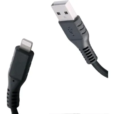 Celly Cavo Dati/Ricarica Adattatore da USB-A a Lightning 12 W 2.4A 2 m Nero