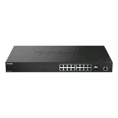 D-Link DMS-1250-18 Switch di Rete Gestito L2+ 18 Porte - 16 x 10/100/1000/2.5G + 2 x 10 Gigabit SFP+ Desktop