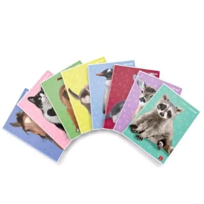 Pigna Dolci Cuccioli Maxi Quaderno Punto Metallico 80 g A4 42 Fogli a Quadretti 4M 8 Soggetti Assortiti Conf 10 PZ.CF10 Maxi D.cuccioli 42FF 4M F.TOA4