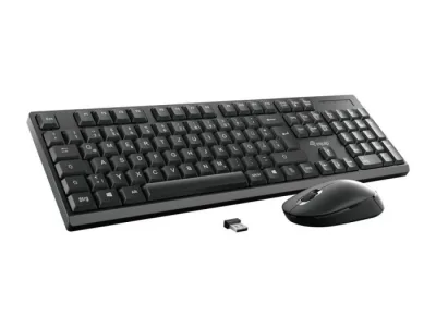 Equip Kit Tastiera 105 Tasti Soft Touch Italiana + Mouse Wireless 3 Pulsanti 1.200 DPI Nero