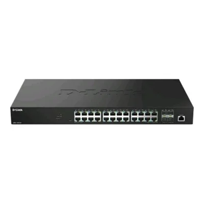 D-Link DMS-1250-28 Switch di Rete Gestito L2+ 28 Porte - 24 x 10/100/1000/2.5G + 4 x 10 Gigabit SFP+ Desktop