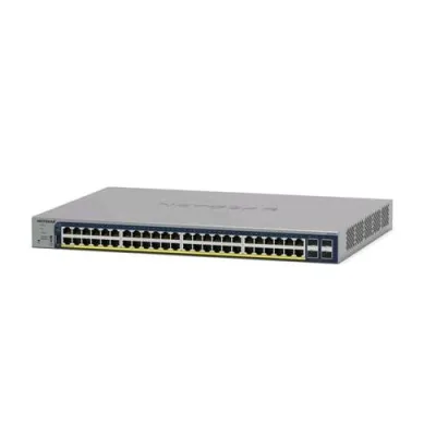 Netgear GS728TP-300EUS Switch di Rete Gestito L2/L3/L4 - 16 x 10/100/1000 (POE) + 8 x 10/100/1000 (POE+) + 4 x SFP - POE+ 192 W Montabile su Rack