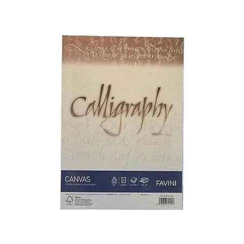 Cartotecnica Favini Canvas 50 Fogli A4 200 g Colore Avorio