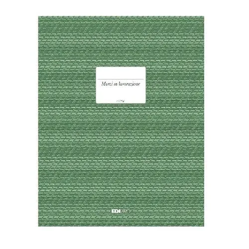 Edipro Registro Merce in Lavorazione 47 Pagine 31X24.5 cm Conf 2 Pz.