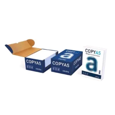 Cartotecnica Favini Copy Risma da 500 Fogli 80 g 14.8 x 21 cm A5 Bianco Conf 12 Pz.
