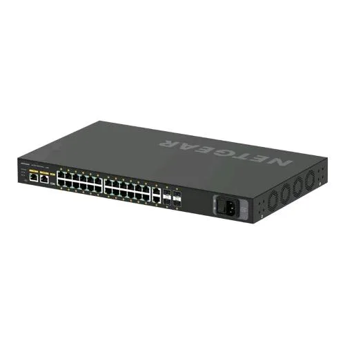 Netgear GSM4230P-100EUS Switch 30 Porte Gestito L3 24 x 10/100/1000 (POE+) + 2 x 10/100/1000 + 4 x 1000BASE-X SFP