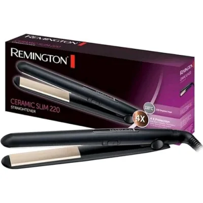 Remington S1510 Piastra per Capelli Slim in Ceramica e Tormalina Temperatura 220 Gradi Cavo 1.8m