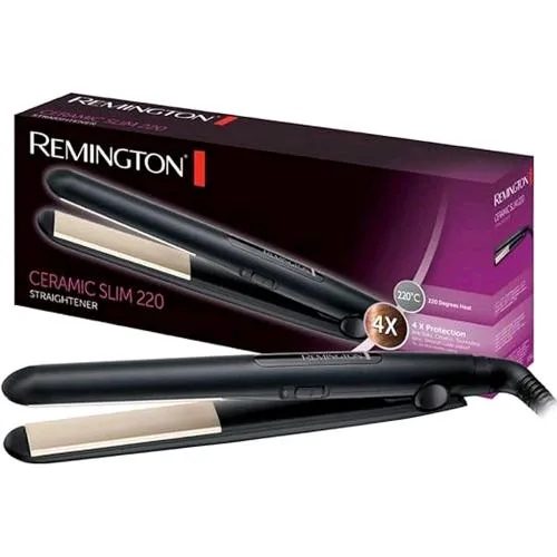 Remington S1510 Piastra per Capelli Slim in Ceramica e Tormalina Temperatura 220 Gradi Cavo 1.8m
