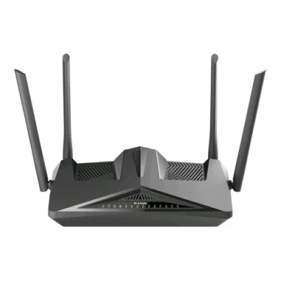 D-Link DSL-X1852E Modem-Router Wireless Modem DSL Wi-Fi 6 AX1800 Dual Band VOIP Mesh Switch 4 Porte Gigabit Nero