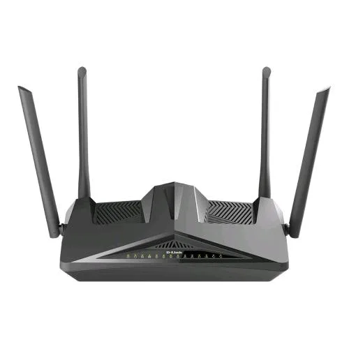 D-Link DSL-X1852E Modem-Router Wireless Modem DSL Wi-Fi 6 AX1800 Dual Band VOIP Mesh Switch 4 Porte Gigabit Nero
