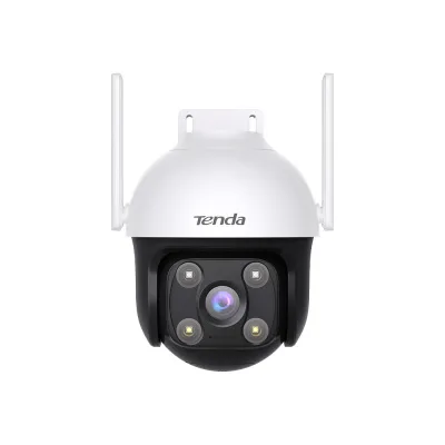 Tenda RH7-Wca Telecamera da Esterno 4MPX Pan-Tilt Visione Notturna Full Color Compatibile con Alexa Bianco