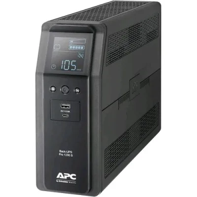 APC BR1200SI Back UPS Gruppo di Continuita' Avr 720 W 1.200 VA Connettori 8 x AC Interfaccia LCD